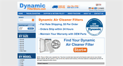 Desktop Screenshot of dynamicfilterstore.com